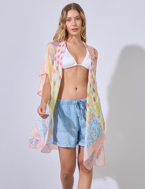 Kimono Printed MULTI/CELESTE