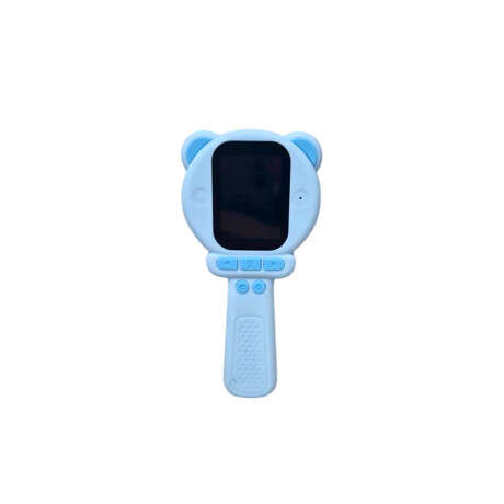 Microscopio digital portátil para niños con pantalla y carga USB Celeste