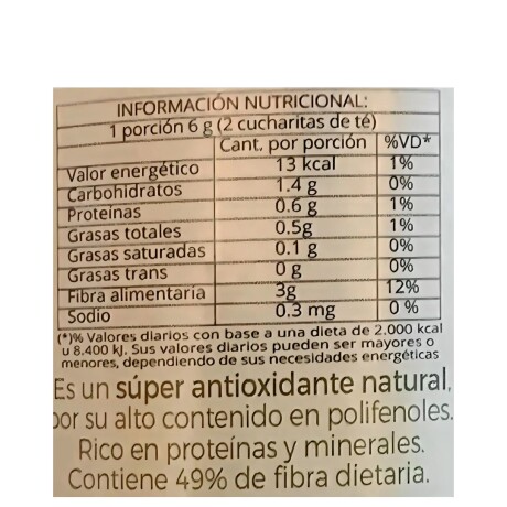 Polvo De Orujo 350g Vitanna Polvo De Orujo 350g Vitanna