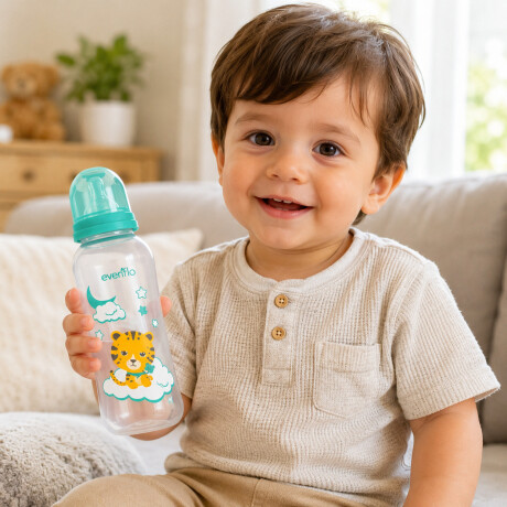 Mamadera Evenflo Dreams Bebés 3-12M 240Ml Tetina Flujo Medio Verde