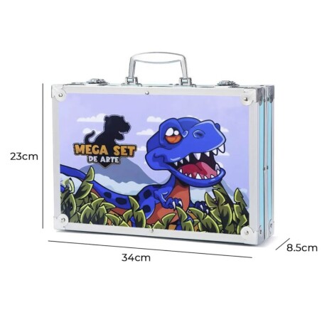 Set Valija Metálica Arte 145 Piezas Set Valija Metálica Arte 145 Piezas