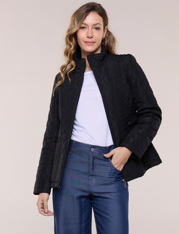 Campera Capitoneada NEGRO