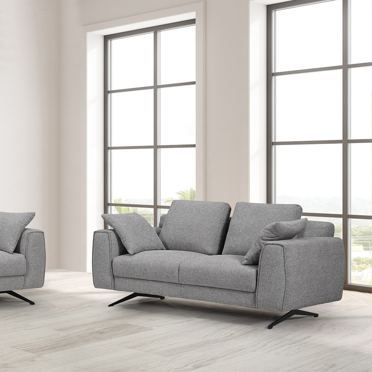 SOFA PARCOURS Gris 2 CUERPOS 
