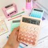 Calculadora Escritorio 12 Dígitos Funciones Números Escolar Color Variante Rosa