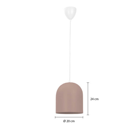 COLGANTE DECORATIVO GIO Luminaria Colgante Gio Rosa ø 20 cm