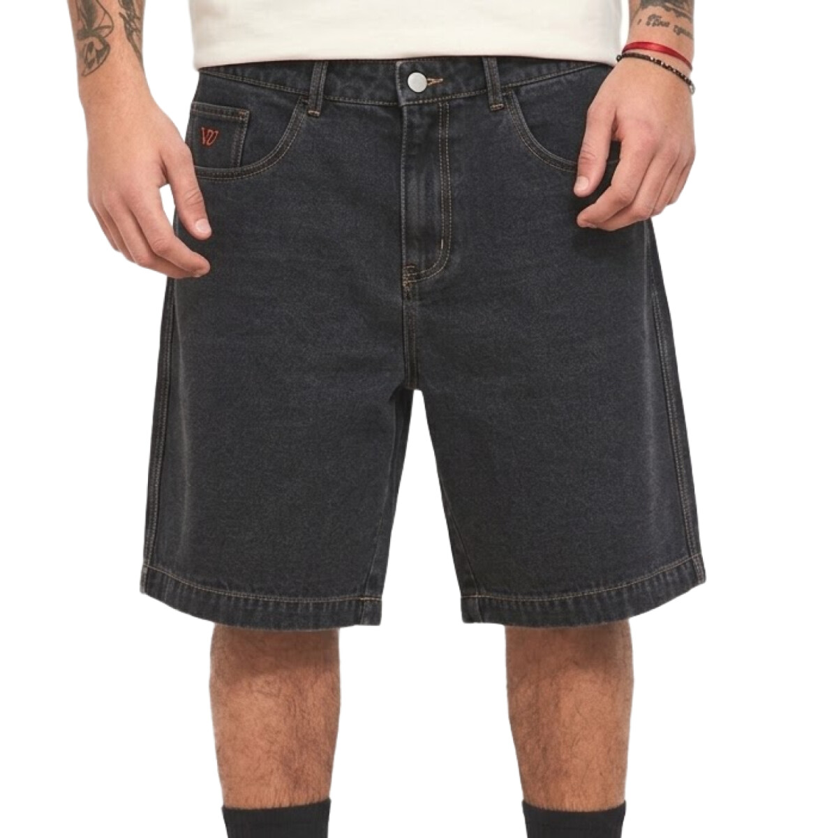 Bermuda Rivvia Global Denim - Negro 
