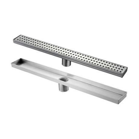 DESAGÜE RECTANGULAR 80X7 EN ACERO INOX 000