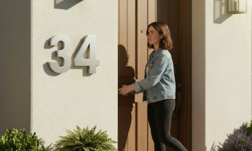 Número para puerta 4 987.21.140 Número Para Puerta 4 987.21.140