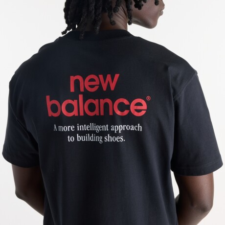 Remera New Balance de Hombre - Intelligent - MT62G7MGBK BLACK