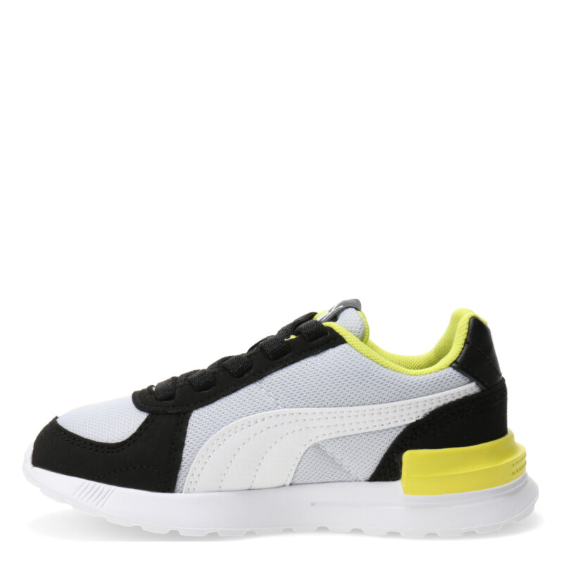 Championes Infantiles Puma Graviton AC Gris - Negro