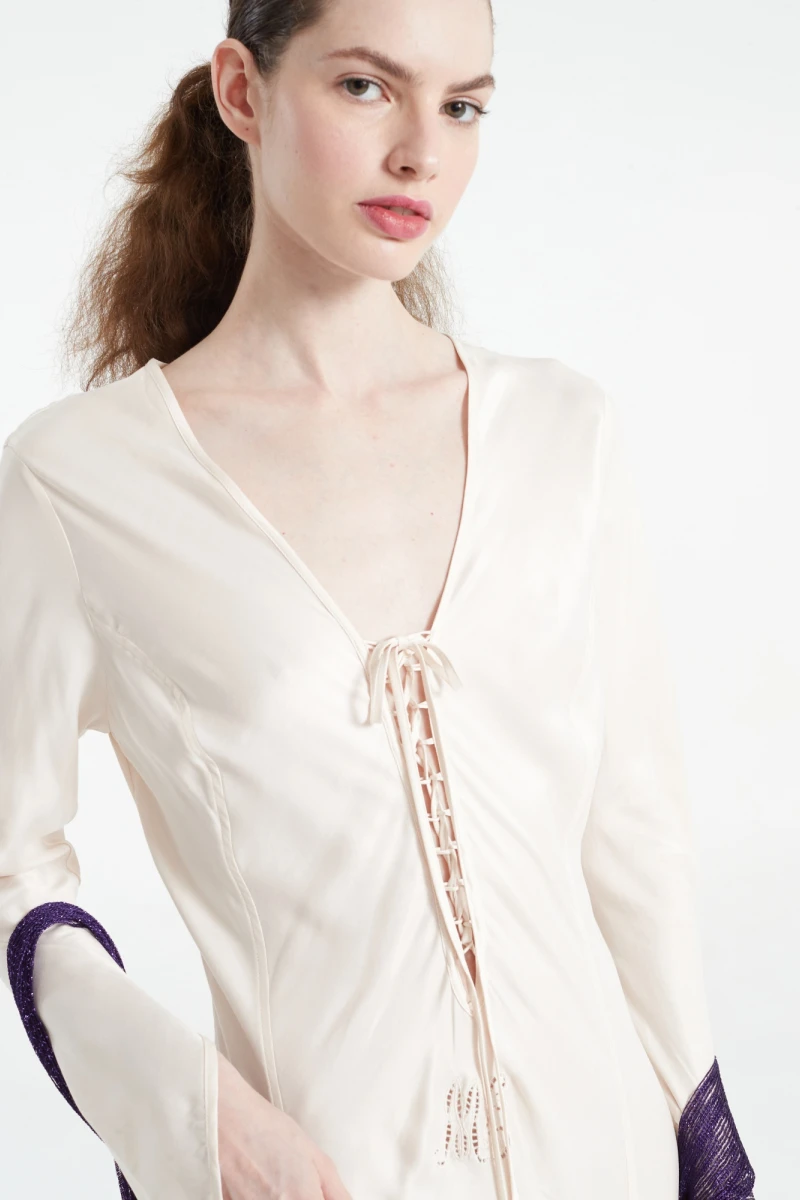 ARIELLE KAFTAN MAXI DRESS Natural
