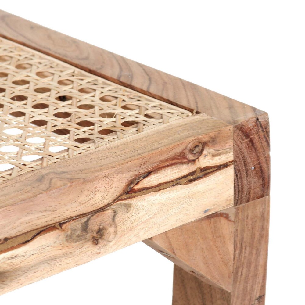 PIE DE CAMA MADERA-ACACIA NATURAL-BEIGE EMA