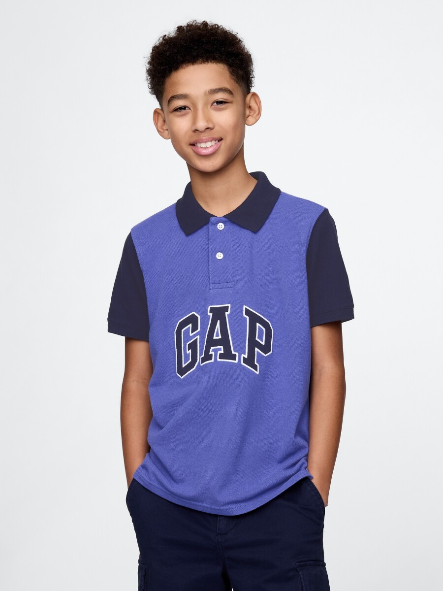 Remera Polo Niño - Dazzling Blue 183949Tc 