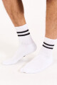 3/4 DOUBLE LINE SOCKS B-blanco