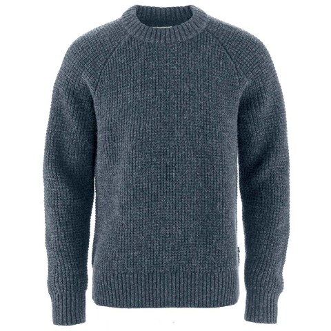 Polo Fjallraven Ovik Waffle Knit M Hombre Navy