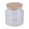 Frasaco vidrio tapa madera 500ml N/a
