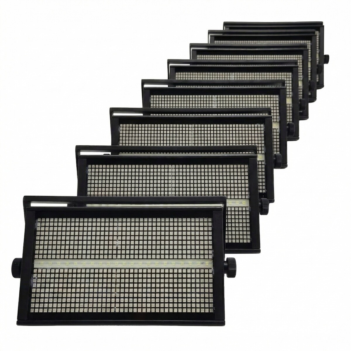 COMBO FLASH STROBE PLS VS67T1 RGBW 8 EN 1 CON FLIGHT CASE 