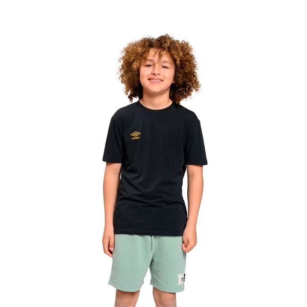 Remera Umbro Ray de Niños - 20206276 Negro