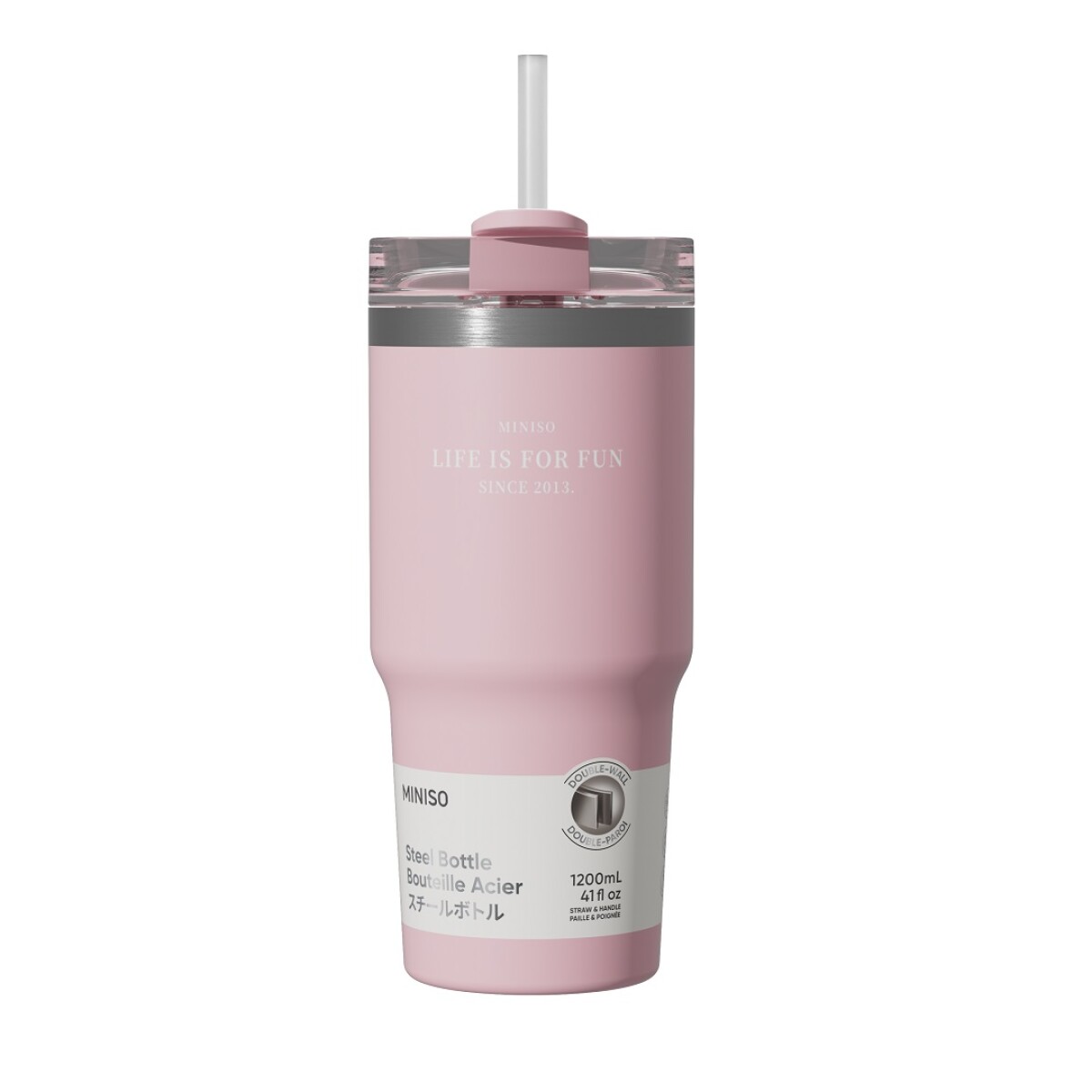 Vaso térmico Dopamine 490ml - rosa 