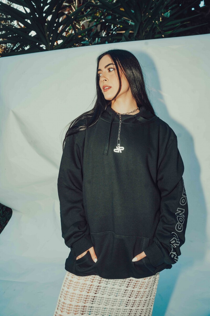 Hoodie Essential Negro