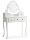 Tocador MALLING espejo y 5 cajones blanco Tocador MALLING espejo y 5 cajones blanco
