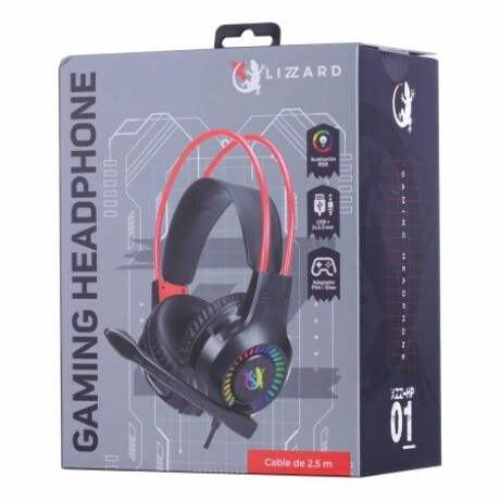 Auricular Gamer con micrófono X-Lizzard XZZ-HP-01. Auricular Gamer con micrófono X-Lizzard XZZ-HP-01.
