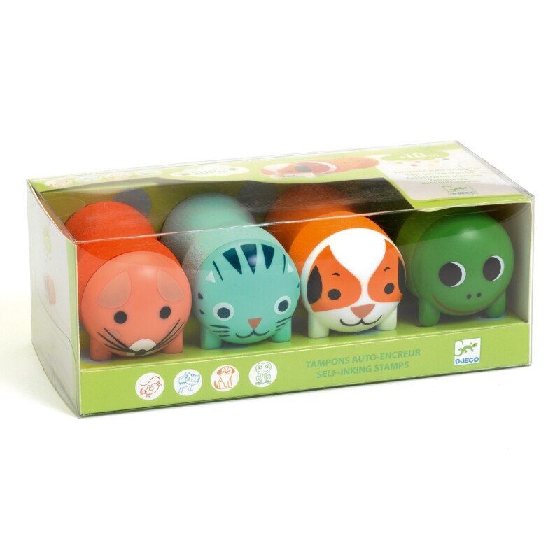 Set x 4 sellos para niños Verde