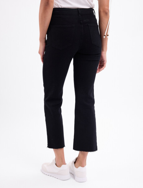 Jean mini flare negro