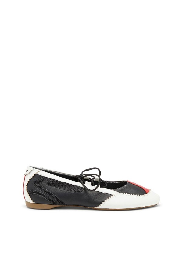 Zapatillas Para Mujer D-Mile Ballerina Lace Up W Negro