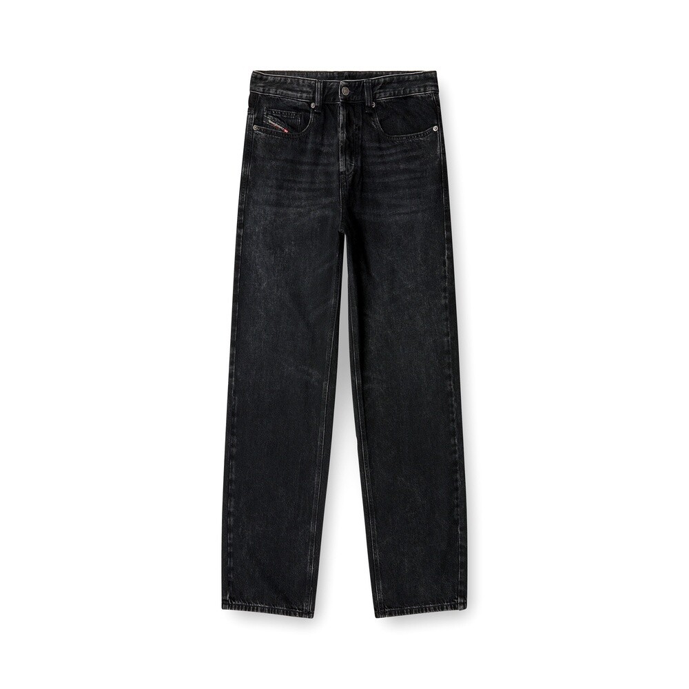 Jeans Urbano Para Hombre Relaxed Jeans - 2001 D-Macro Negro/Gris Oscuro