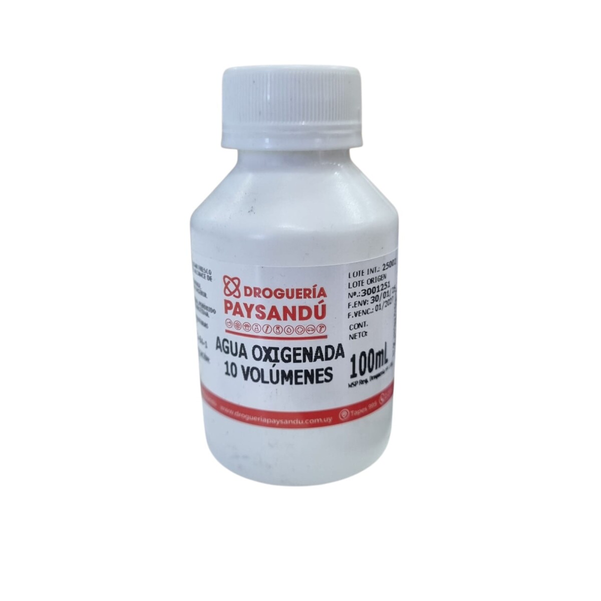Agua Oxigenada 10 Vol. - 100 cc 