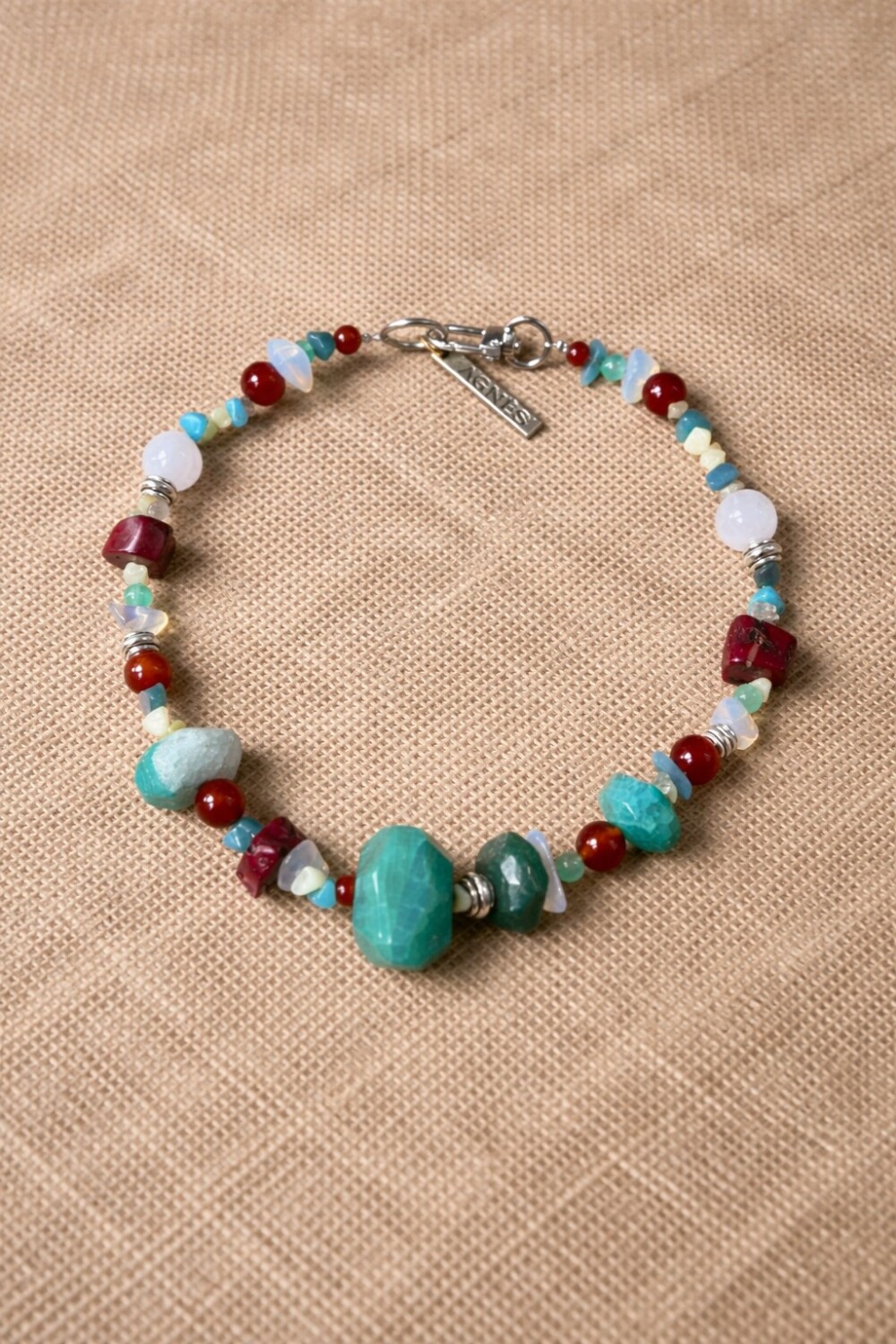 Multistone Necklace Vol 2 Verde Agua