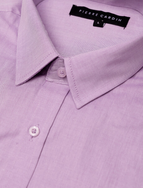 Camisa fil-fil lila