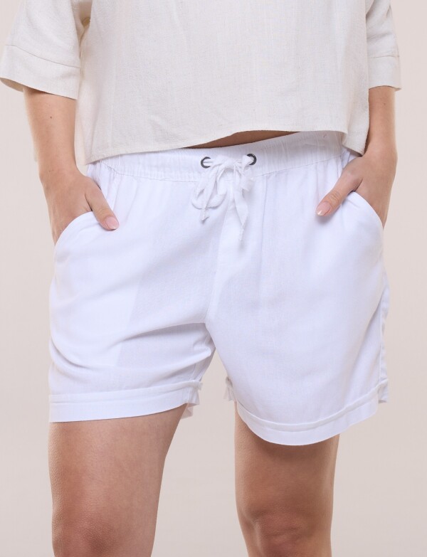 Short Lino BLANCO