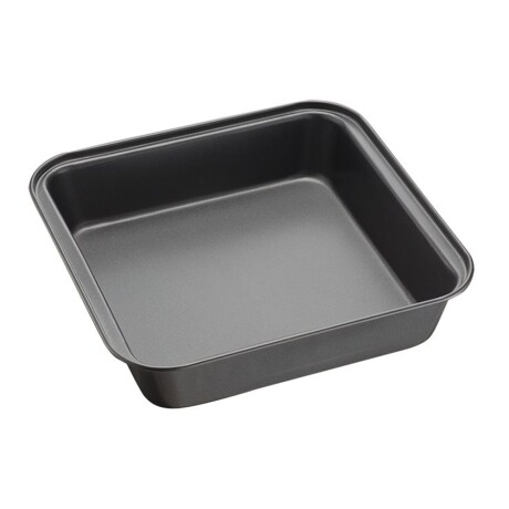Asadera Antiadherente Cuadrada Alta Tortera 22.5x22.5x5Cm Gris