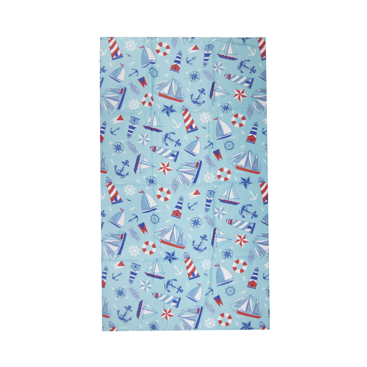 Toalla Infantil Playera Felpa Varios Diseños 70 x 130 cm 100% Algodón - Barcos 