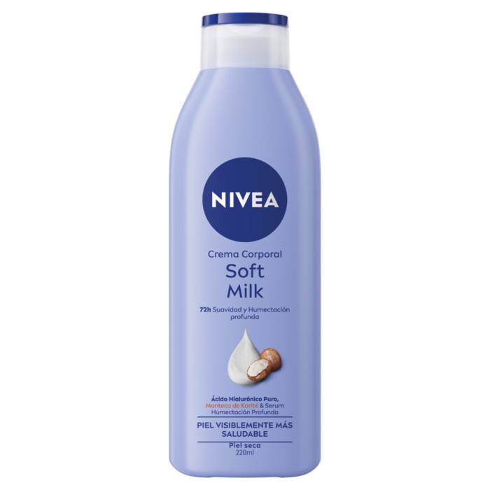 NIVEA BODY MILK SOFT 220ML única