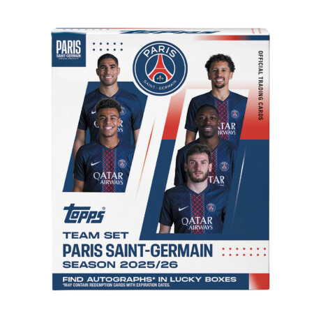 Topps Team Set Paris Saint Germain 2025/26 - 30 tarjetas Topps Team Set Paris Saint Germain 2025/26 - 30 tarjetas