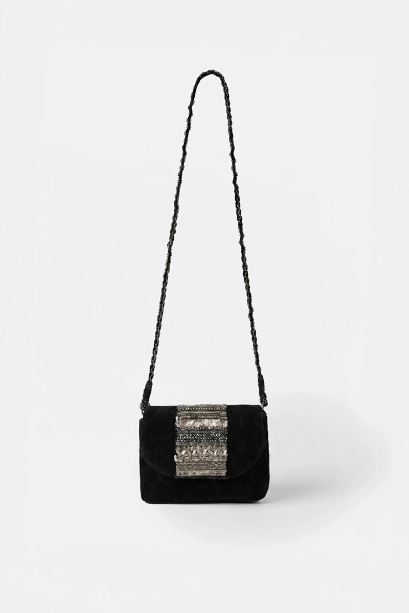 CARTERA SEQUINS Negro