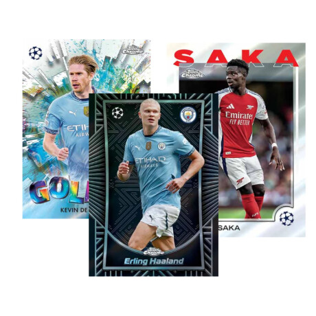 Topps Chrome Season 2024/25 UEFA Club Competition - 28 tarjetas Topps Chrome Season 2024/25 UEFA Club Competition - 28 tarjetas