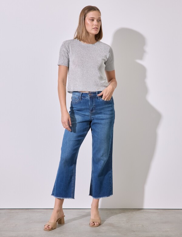 Jean Wide Crop JEAN