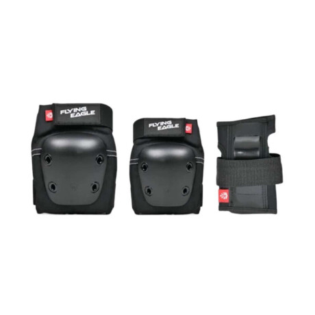 Protecciones para niño Eagle Set Valiant Negro