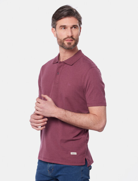 REMERA POLO JERSEY LISA Bordo