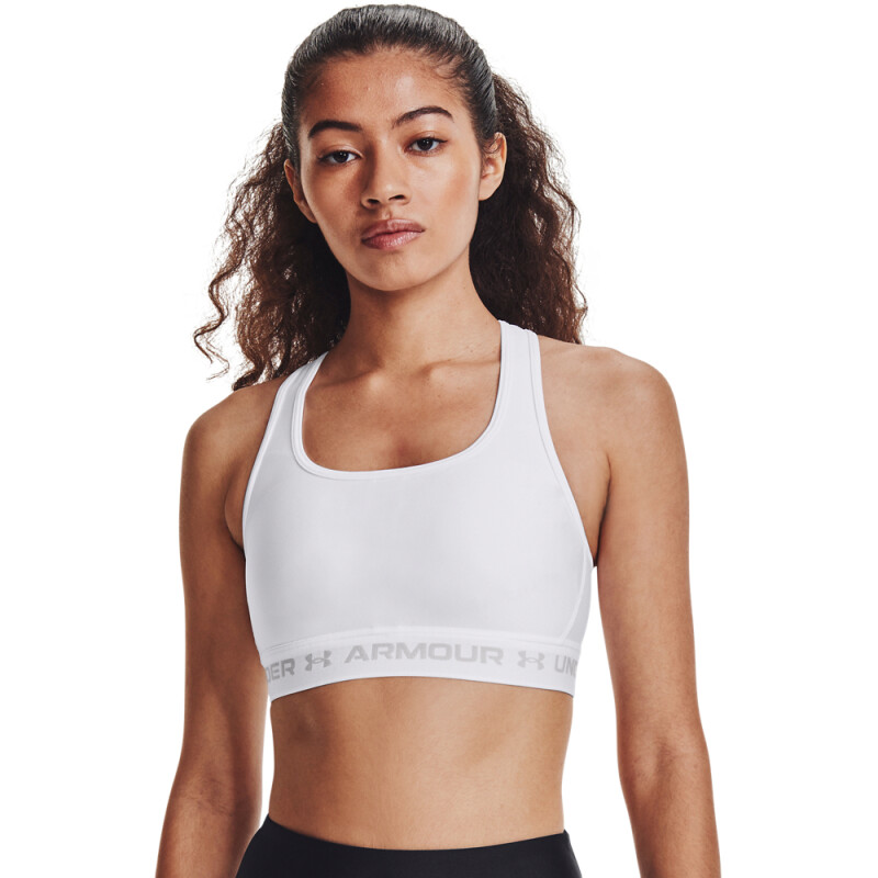 Crossback Mid Bra-RED BLK-001