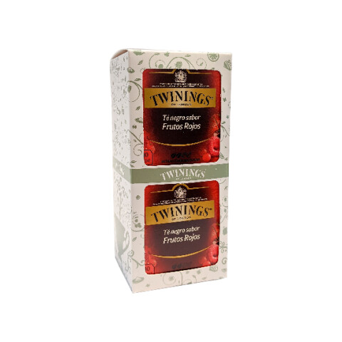 TE TWININGS PACK 2X10 NEGRO F. ROJOS Unica