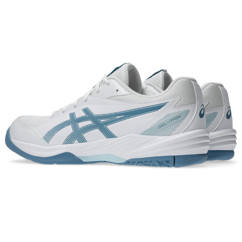 Zapatillas Vóley GEL-Task 4 Hombre White/saba Blue