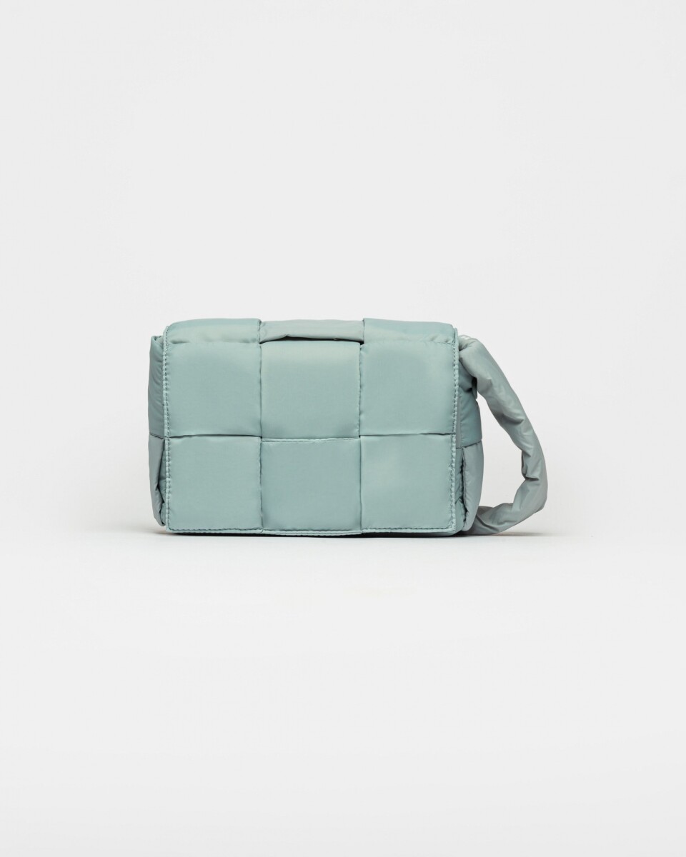 Bandolera Lounge en nylon - Celeste 