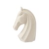 FIGURA CABALLO CERAMICA MARFIL 19X27CM Unica