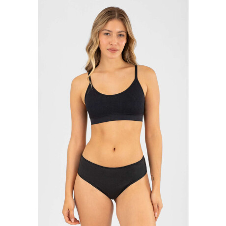 Soutien bretel fino Negro