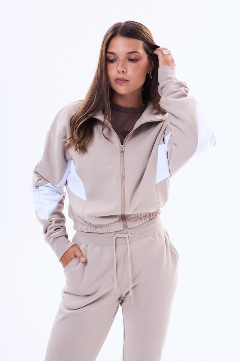 Campera de felpa Najera - Beige 